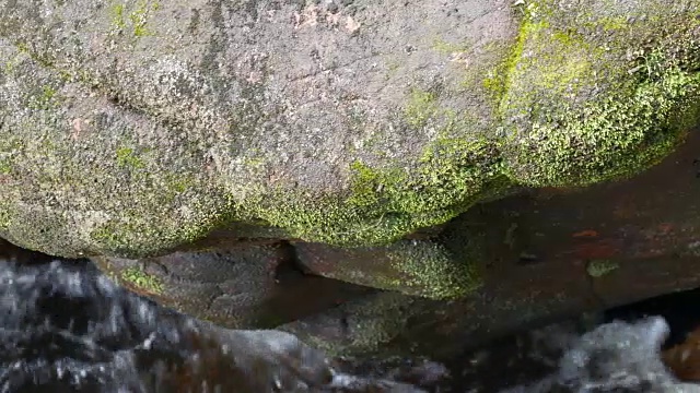 石头在水中岩石视频素材