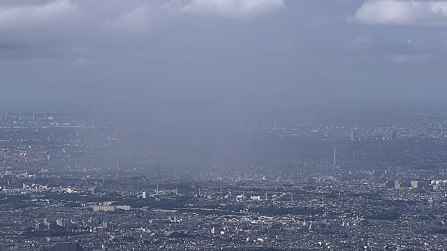 AERIAL, Cloudburst，东京，日本视频素材