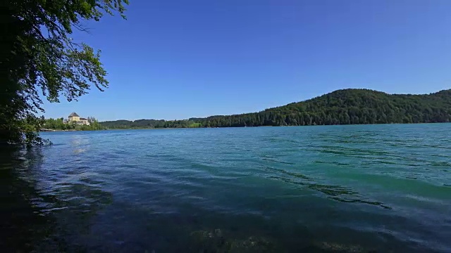 奥地利的福斯克湖，夏天视频素材