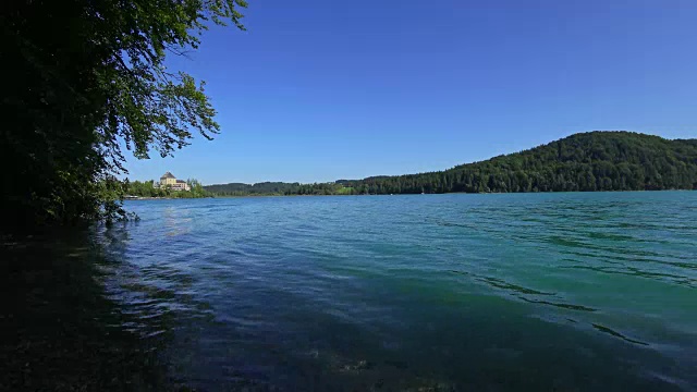 奥地利的福斯克湖，夏天视频素材