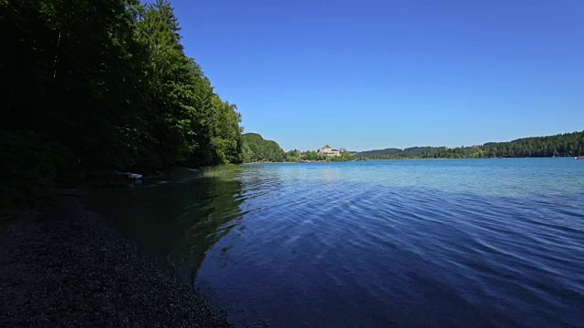 奥地利的福斯克湖，夏天视频素材