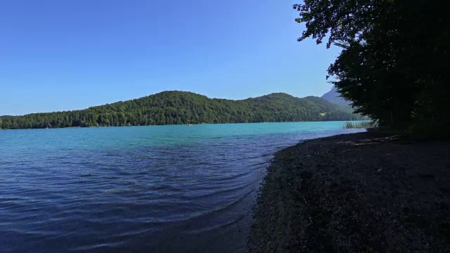 奥地利的福斯克湖，夏天视频素材