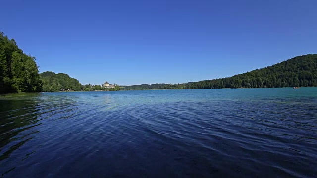 奥地利的福斯克湖，夏天视频素材