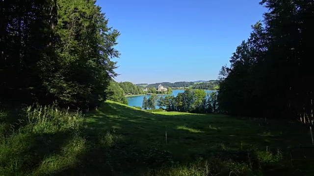 奥地利的福斯克湖，夏天视频素材