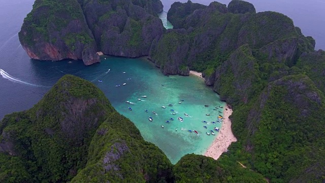 航空:玛雅海滩视频素材