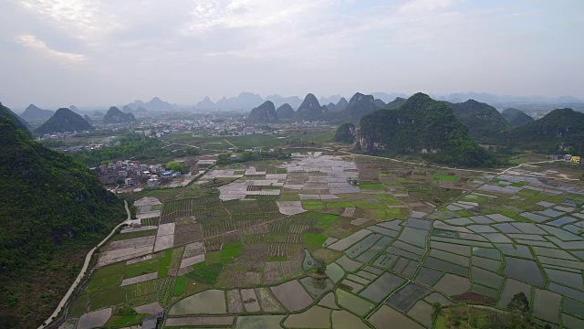 洛湿地公园,麟贵,桂林,广西,中国视频素材