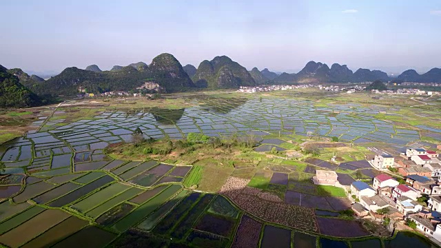 洛湿地公园,麟贵,桂林,广西,中国视频素材