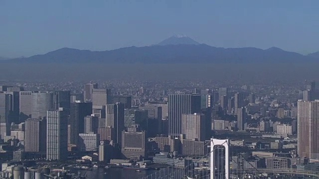 富士山和东京，日本视频素材