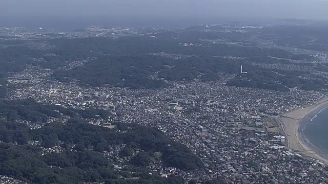 AERIAL，镰仓，神奈川，日本视频素材