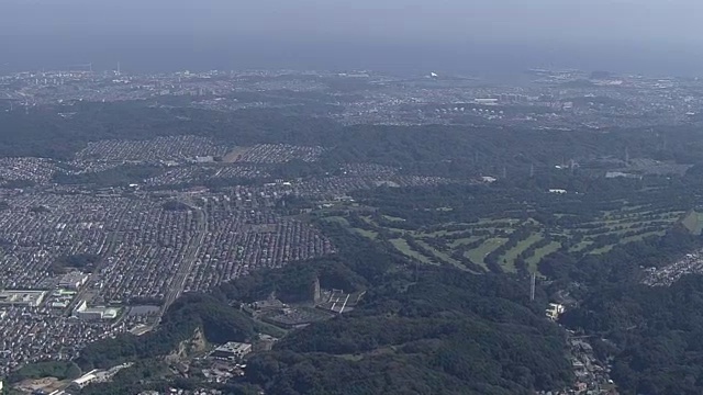 航空，镰仓到横滨，神奈川，日本视频素材