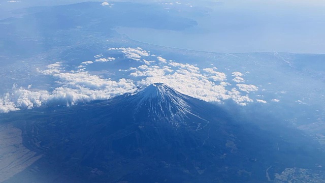 富士山的风景视频素材