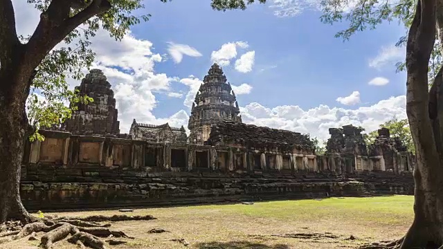 泰国Nakhon Ratchasima省的古高棉庙宇建筑群或地标Prasat Hin Phimai的内殿视频素材