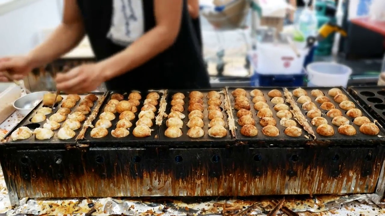 Takoyaki Recipe たこ焼き视频素材