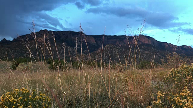 山景观日落视频素材