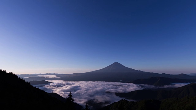 富士山日出(云海)视频素材