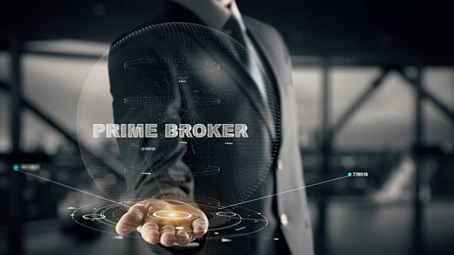 Prime Broker与全息商业概念视频素材