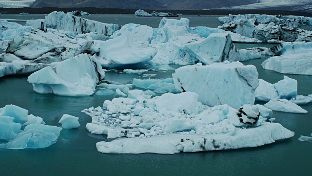 Jökulsárlón冰岛的冰川泻湖视频素材