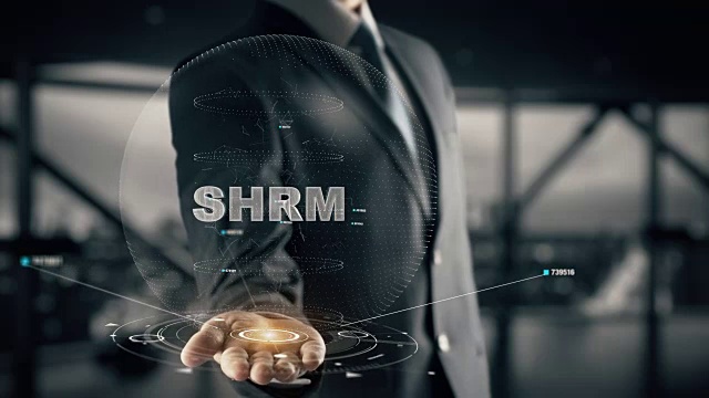 SHRM与全息商业概念视频素材