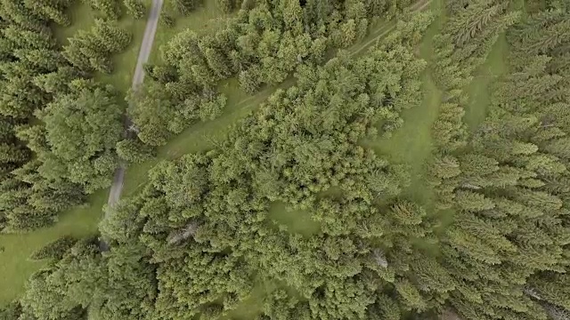 山区公路旅行。鸟瞰图视频素材