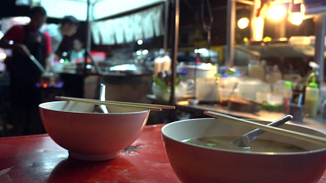 烹饪街头食品视频素材