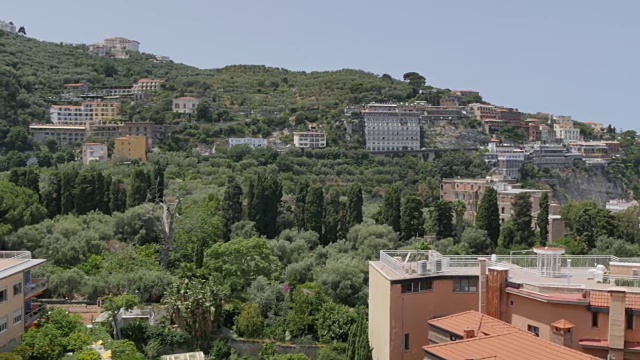 Sorrento, Costiera Amalfitana(阿马尔菲海岸)，联合国教科文组织世界遗产地，坎帕尼亚，意大利，欧洲视频素材