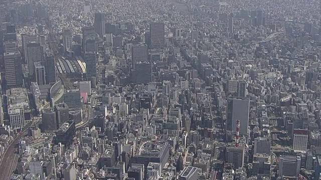 日本东京中央区，AERIAL视频素材