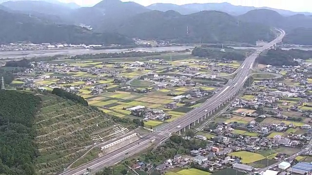 航空，新富高速，静冈县，日本视频素材