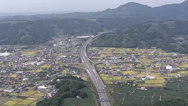 航空，新富高速，静冈县，日本视频素材