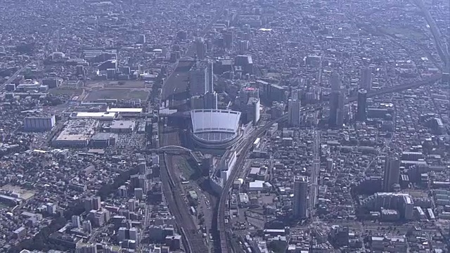 AERIAL，埼玉新城市中心，日本视频素材