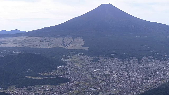 在富士山，山梨县，日本视频素材