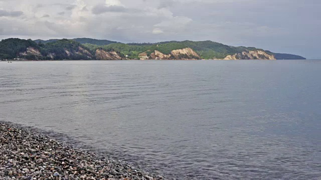 黑海海岸海滩海浪潮汐海岸海洋视频素材