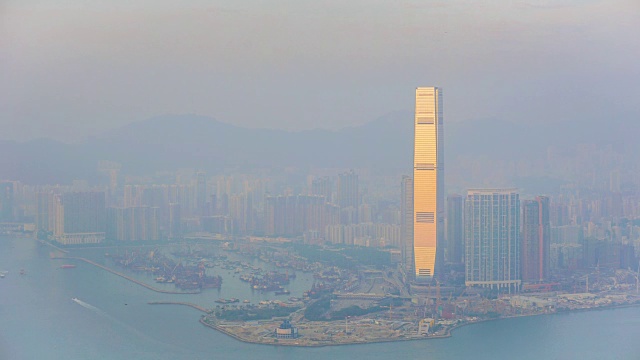 香港商业中心视频素材