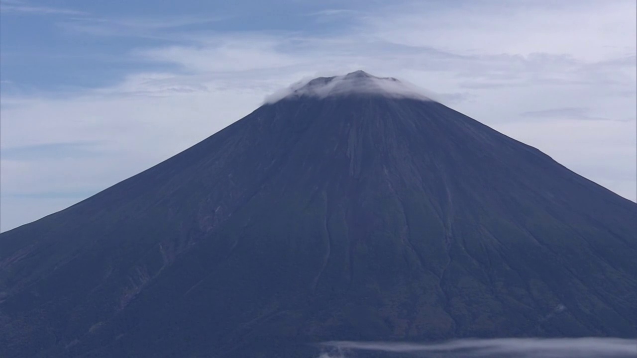 航拍，日本富士山视频素材