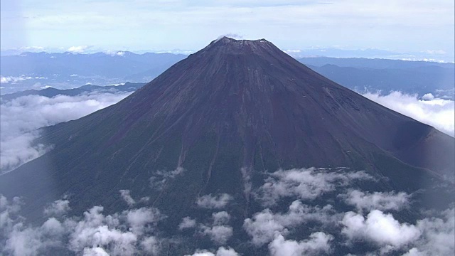 航拍，日本富士山视频素材