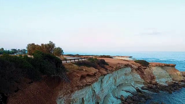 美丽的海景鸟瞰图视频素材