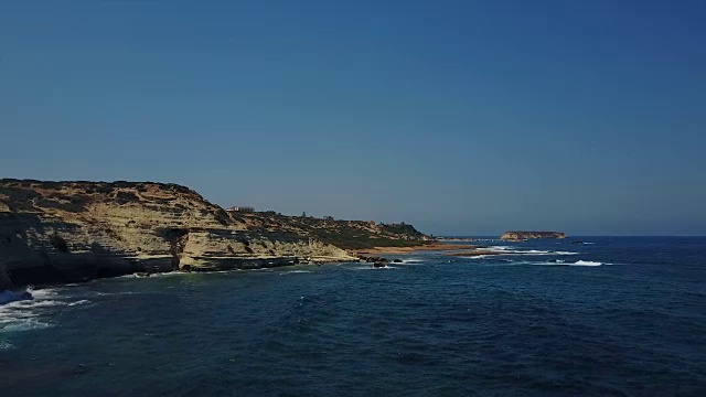 美丽的海景鸟瞰图视频素材