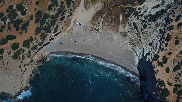 美丽的海景鸟瞰图视频素材