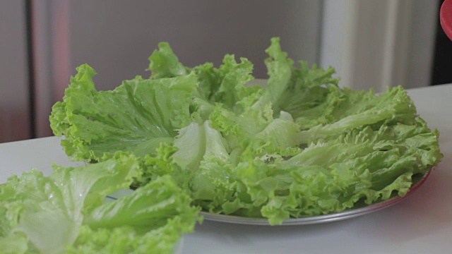 食物鱼餐馆视频素材