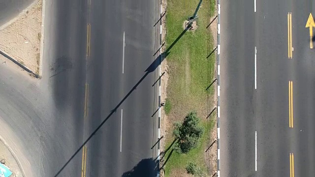 没有汽车或交通的高速公路视频素材