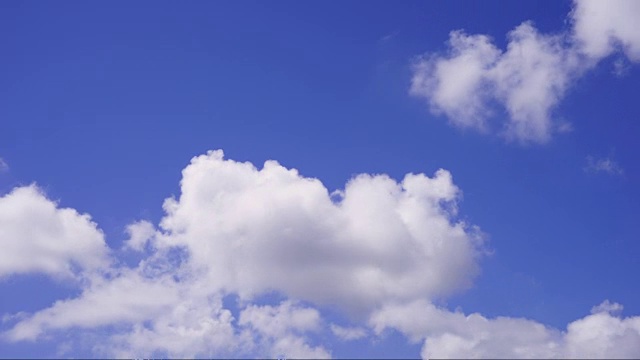 间隔拍摄云层积雨云视频素材