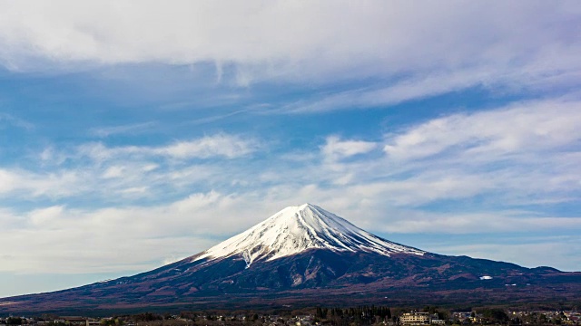 日本富士山视频素材