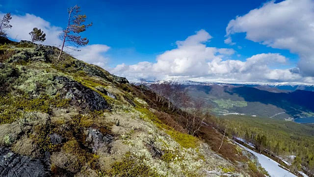 挪威美丽的大自然。Sognefjorden。视频素材