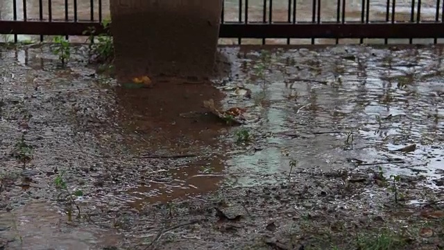 土壤防雨墙视频素材