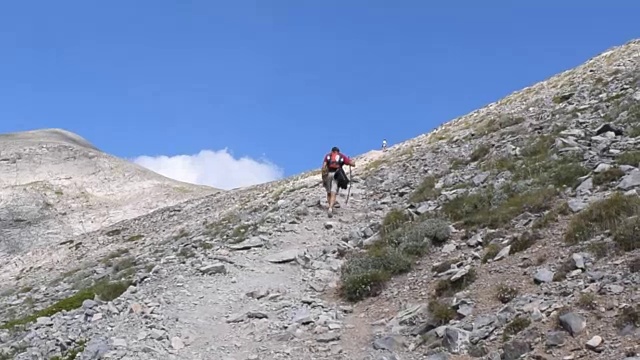 提升到奥林匹斯山。视频素材