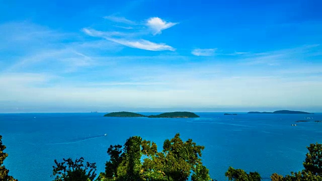 时间流逝的平静海景视频背景视频素材