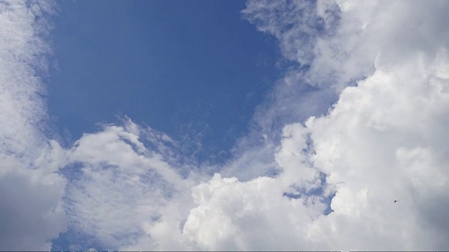 风暴前的积雨云视频素材