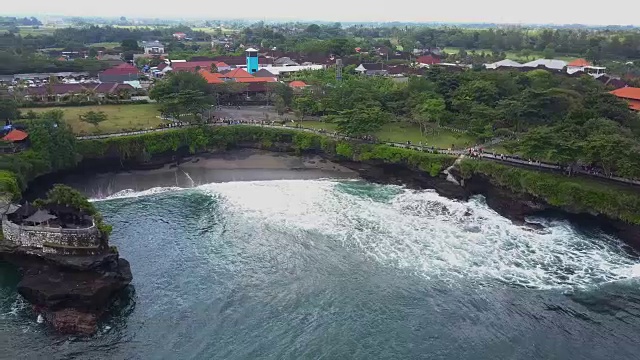 海岸鸟瞰图视频素材