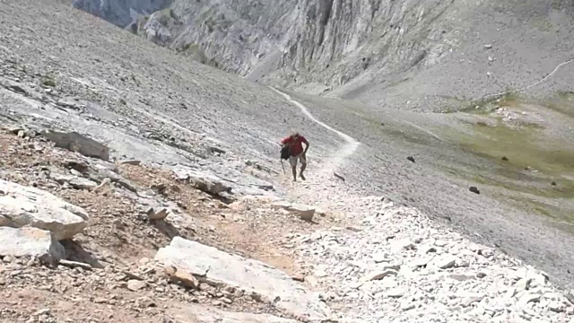 提升到奥林匹斯山。视频素材