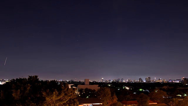 曼谷的夜景视频素材