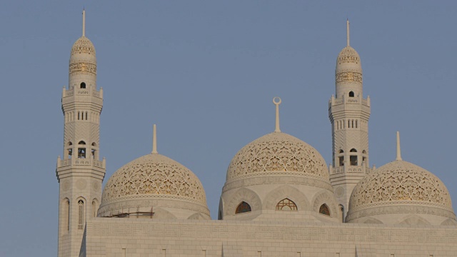 Mohammed Al Ameen清真寺，马斯喀特，阿曼，中东，亚洲视频素材